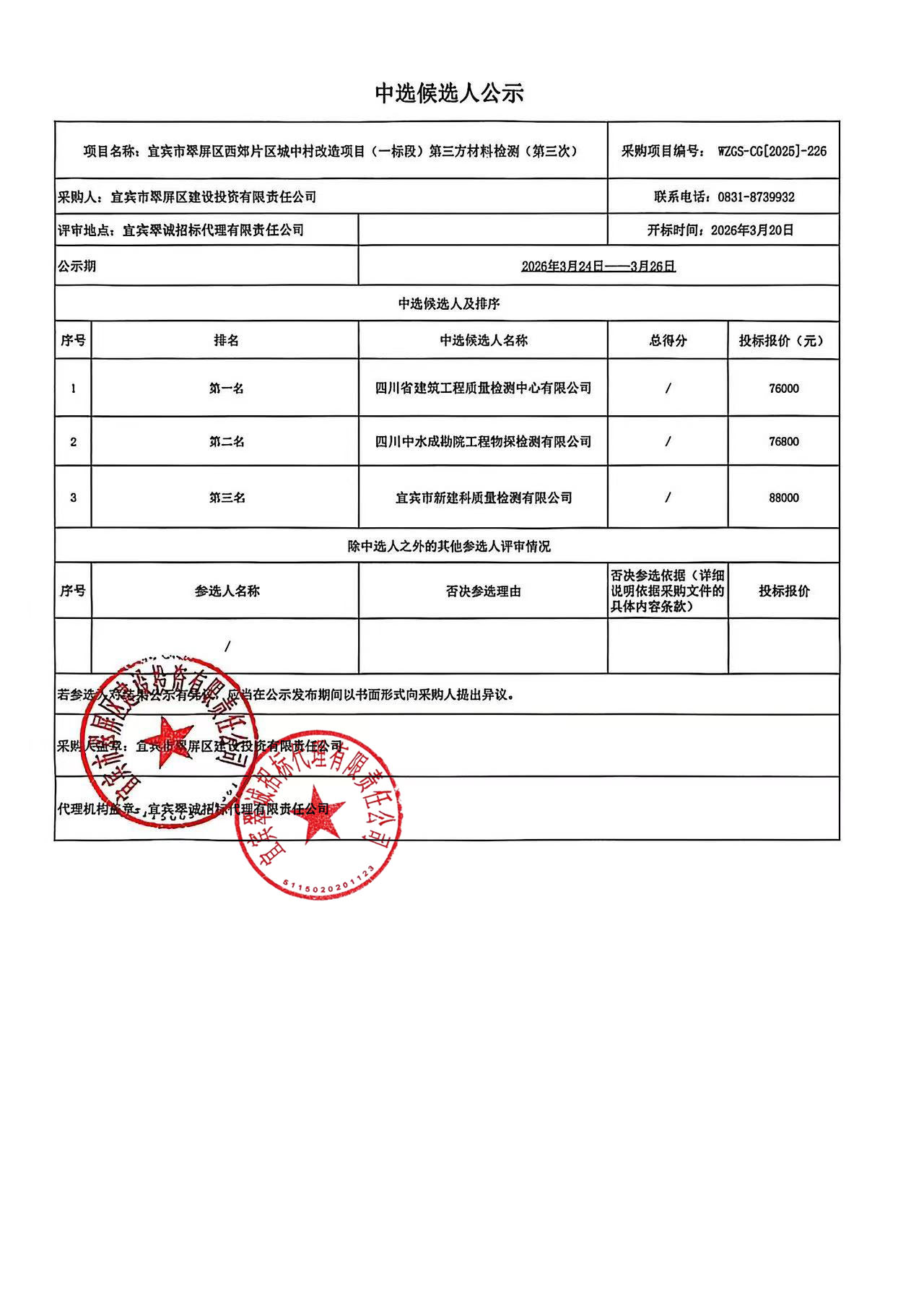 五新-63 宜宾市翠屏区西郊片区城中村改造项目(一标段)第三方材料检测(第三次)中选候选人结果公示.jpg